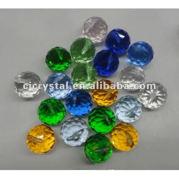 8MM Cristal Facetada Beads Redonda